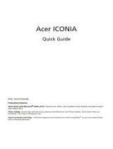 Acer Iconia Series User ICONIA User guide