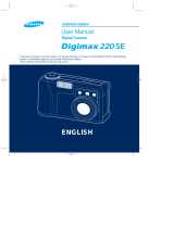 Samsung DIGIMAX 220 SE User manual