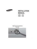 Samsung AS09XAX Installation guide