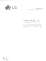 LG GR-232SBF-H Owner's manual