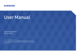 Samsung QM98F User manual
