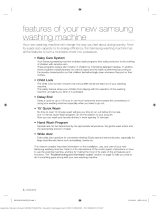 Samsung WF0508NXWG Quick start guide
