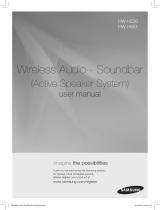 Samsung 2014 2.1 Channel Wireless Audio Soundbar User manual