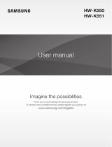 Samsung HW-K551 User manual