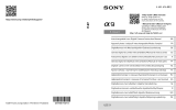 Sony Alpha 9 User manual
