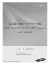 Samsung MX-H835 User manual