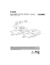 Canon SELPHY CP510 User manual