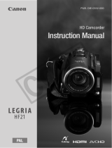 Canon LEGRIA HF21 User manual