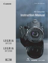 Canon LEGRIA HFS10 Owner's manual
