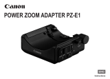Canon Power Zoom Adapter PZ-E1 User manual