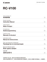 Canon Remote Controller RC-V100 User manual