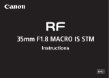 Canon RF 35mm F1.8 Macro IS STM User manual