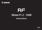 Canon RF 50mm F1.2L USM User manual