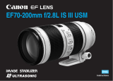 Canon EF70-200mm F2.8L IS III USM User manual