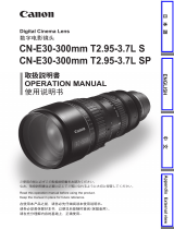 Canon CN-E30-300mm T2.95-3.7 L S User manual