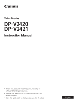 Canon DP-V2421 User manual