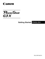 Canon PowerShot G3 X Quick start guide