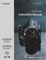 Canon LEGRIA HF M307 User manual