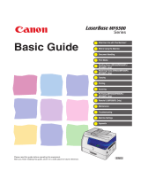 Canon MF6580 Laserbase User manual