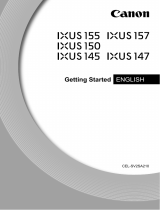 Canon IXUS 145 Quick start guide