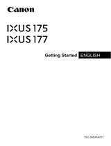 Canon IXUS 177 Quick start guide