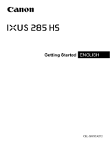 Canon IXUS 285 HS Quick start guide