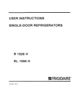 Frigidaire R1526H User manual