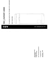 AEG LAV40900 User manual