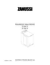 Zanussi T833V User manual