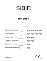 Sibir (N-SR) W80KAUR User manual