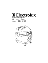 Electrolux Z833 User manual