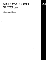 AEG MicromatCOMBI32TC User manual