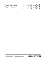 Electrolux IH24 User manual