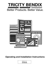 Tricity Bendix Si340B User manual