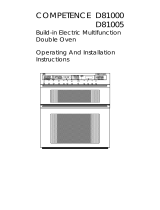 AEG Competence D81005W User manual
