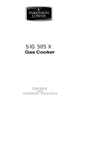 Parkinson Cowan SIG505XN User manual