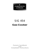 Parkinson Cowan SIG454GRL User manual