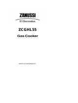 Zanussi-Electrolux ZCGHL55XN User manual