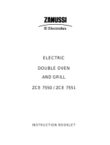 Zanussi-Electrolux ZCE7551X User manual