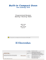 Electrolux EBCGL60CN Recipe book