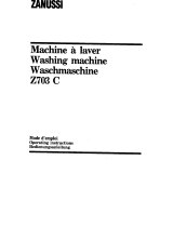 Zanussi Z703C User manual