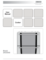 Zanussi-Electrolux ZKG5540SN User manual