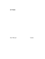 Electrolux D77000 User manual