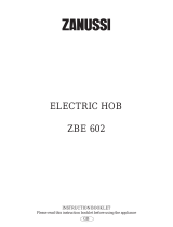 Zanussi ZBE602W User manual