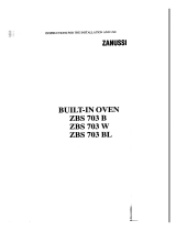 Zanussi ZBS703W User manual