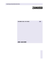 Zanussi ZBC402X              User manual