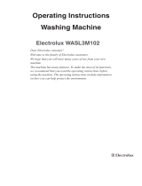 Electrolux WASL3M102 User manual
