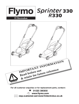 Flymo R330 User manual