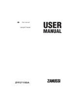 Zanussi ZFP27110SA User manual