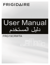 Frigidaire FRG19CRWTA User manual